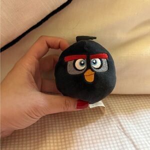 Black and Green Angry Birds Plush Toys 2 pcs